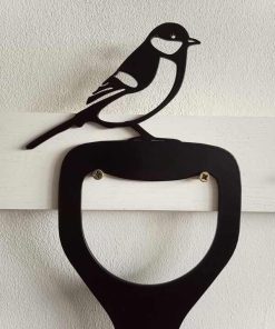 Blue Tit On Garden Fork