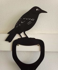Crow On Garden Fork